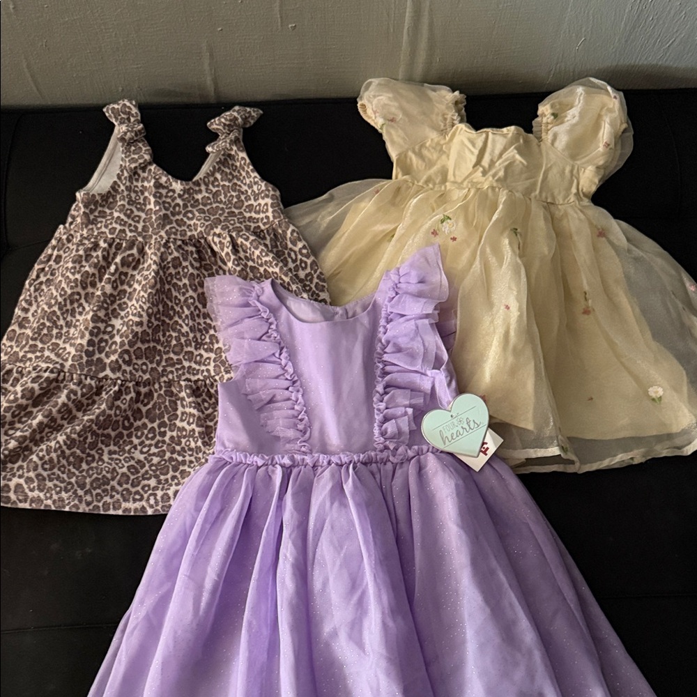 T.J.Maxx Kids Formal Dresses - Purple, Cream, and Brown